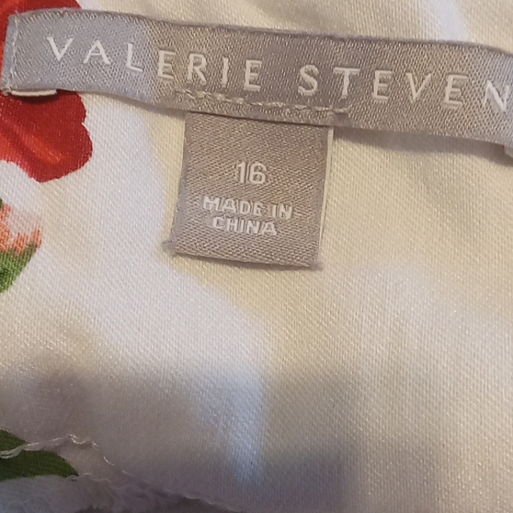 Valerie Stevens Floral Women's Pants - Picture 6 of 7